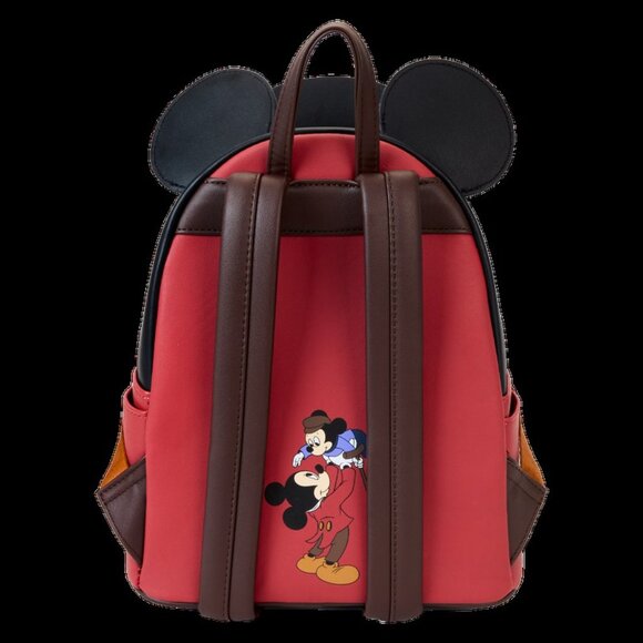 Limited Edition Mickey Mouse Christmas Carol Bob Cratchit Cosplay Mini Backpack